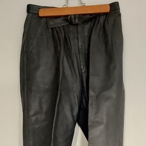 Rich Soft Italian Leather Pants Made in Italy💥